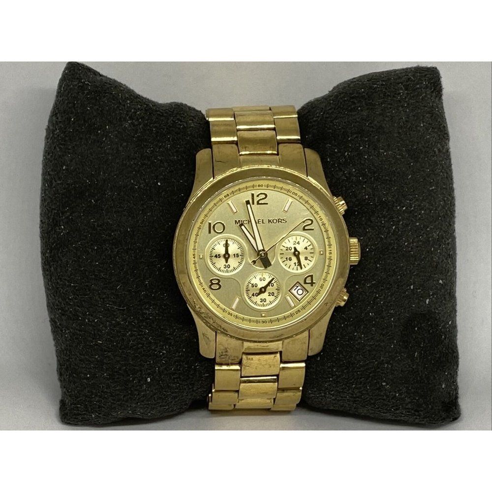 Michael Kors MK5055 Unisex Gold Stainless Steel An